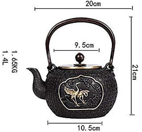 Креативна едноставност Јапонско леано железо Тетсубин чајник чајник Тетсубин чај котел Јапонски занаетчиство неконтролирано железо котел