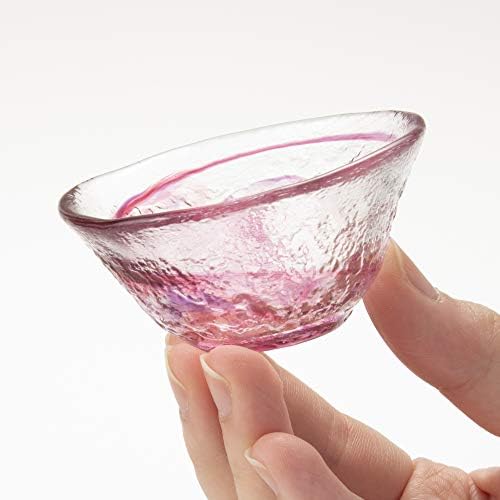 東洋 佐々 ガラス ガラス Toyo Sasaki Glass 42092 Cold Sake стакло, јапонско стакло, црвено, приближно. 1,5 fl oz, пакет од 72