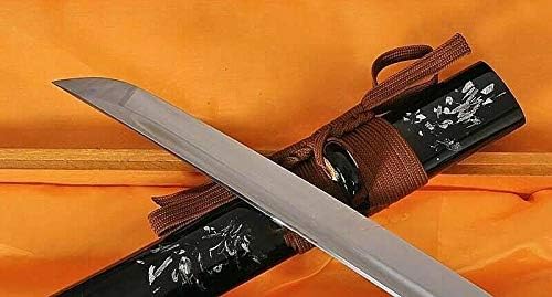 ГЛВ Катана 1095 Високо Јаглероден ЧЕЛИК Битка Подготвен Јапонски Самурајски Меч Полн Танг Остар Нож
