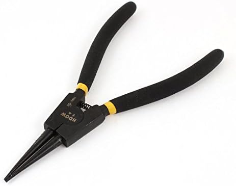 IiVverr Hand Tool Black Handy External Straight Circlip Plier 7,3 Долга (Herramienta de manija negra recta arterion circlip