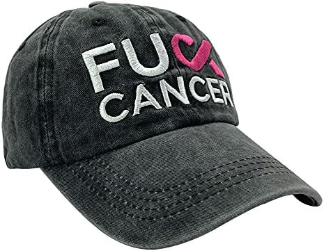 Nvjui jufoplенски розов лента лого лого конска опашка капа, извезена свест за карцином на дојка бејзбол капа