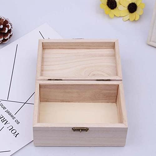 Qiaononai ZD205 Алатки за шминка Организатор кутија за складирање со фиоки памук за складирање на лепки од дрвени накит за складирање