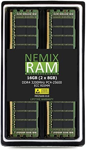 Nemix RAM меморија 512GB DDR4-3200 PC4-25600 ECC RDIMM Регистрирана надградба на меморијата на серверот за Dell PowerEdge R750 Rack Server