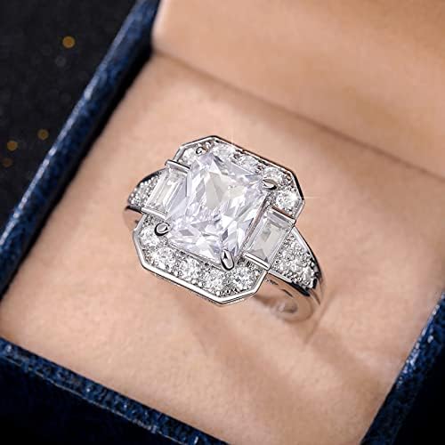 Ангажман женски дијамантски накит цирконски прстени дијамантски прстени прстени за венчавки прстени поставени за жени