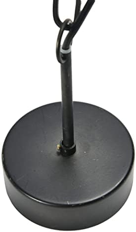 Креативно ко-оп DF4150 рустикален лух-лустер од дрво, 3 сијаличка со сијалица, матна црна ламба за приврзоци