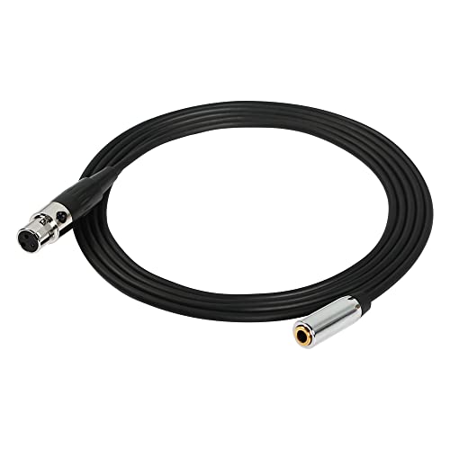 Sinloon 3,5 mm до Mini XLR кабел, 5 ft 1/8 инчи TRS стерео аудио женски до мини XLR 3 пински женски конвертор кабел за SLR камери, микрофони