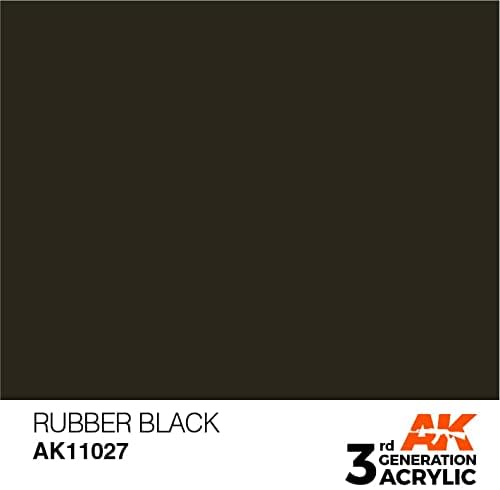 АК акрилици 3gen AK11027 гума црна боја