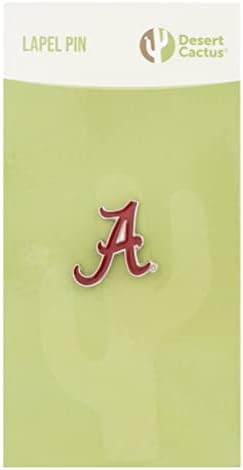 Универзитет во Алабама Лапел иглички Кримсон плима Бама УА Универзитетско лого емајл направен од метал