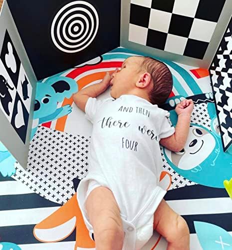 Samuel Sensory Baby Sensory & Development Vo out board, црно -бели, едноставни геометриски форми, направени од картичка од 700GSM, стои независно.