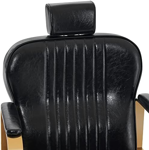 Барберпуб класичен бербер стол тешка метална рамка Цела намена Хидраулична ремисија за убавина салон за спа -опрема 9238