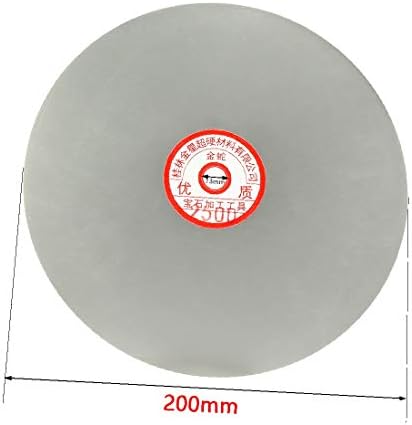 X-Ree 200mm 8-инчен грит 2500 дијамантски обложен рамен диск на дискот за мелење на пескарење (Disco de lija de 200 mm de 8 Pulgadas