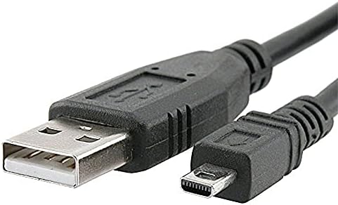 USB кабел за дигитална камера Synergy, компатибилен со дигиталната камера Panasonic Lumix DMC-FZ300, 5 ft. USB кабел за податоци