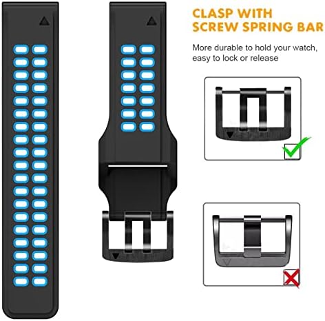IOTUP 22 26мм Внимавач на лента за часовници за Garmin Fenix ​​7 Fenix ​​6 5 5Plus 935 945 Silicone EasyFit Screstbands за Fenix ​​7x 6x 5x Watchband