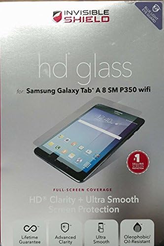 Заштитник на стаклото на стаклото за стакло за ZAGG Invisibleshield за Samsung Galaxy Tab A 8.0 SM P350 Wi-Fi