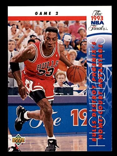 1993 Горна палуба 199 во финалето во НБА, го нагласува Скоти Пипен Чикаго Булс НМ/МТ Булс Централна Арканзас
