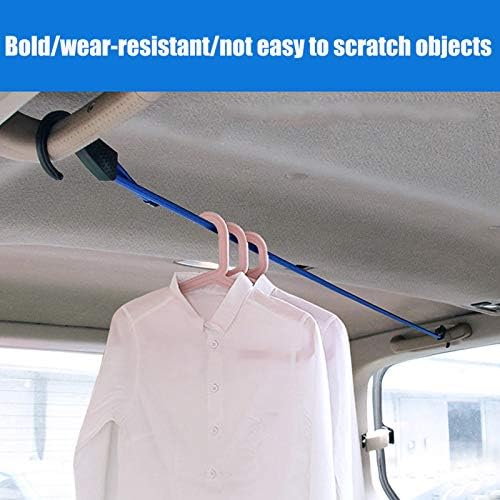 1,5 метри мулти -намена јаже за багаж, гумен кабел за багаж со пластична фиксна решетка прилагодлива облека за истегнување на автомобили