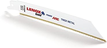 Lenox Tools 21081B614GR Златен напорен лак за возвратна сечило за пила, за густ метал, средно метално сечење, 6-инчи, 14 TPI, 25-пакет