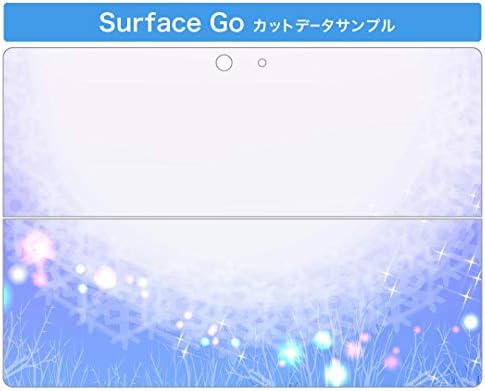 Декларална покривка на igsticker за Microsoft Surface Go/Go 2 Ultra Thin Protective Tode Skins Skins 001459 Снежна зима