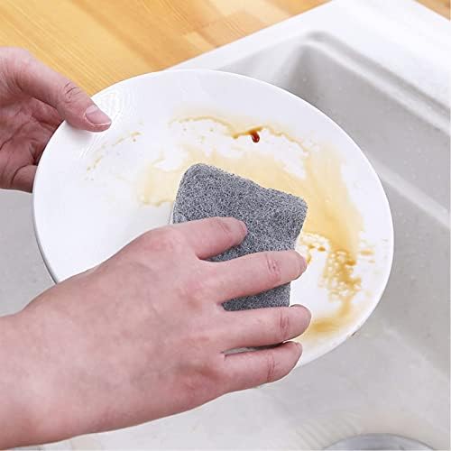 WYFC 5PCS тешки чистачи сунѓери, двојно еднострано миење садови сунѓер мулти-употреба на длабоко чистење чистење сунѓер за кујна