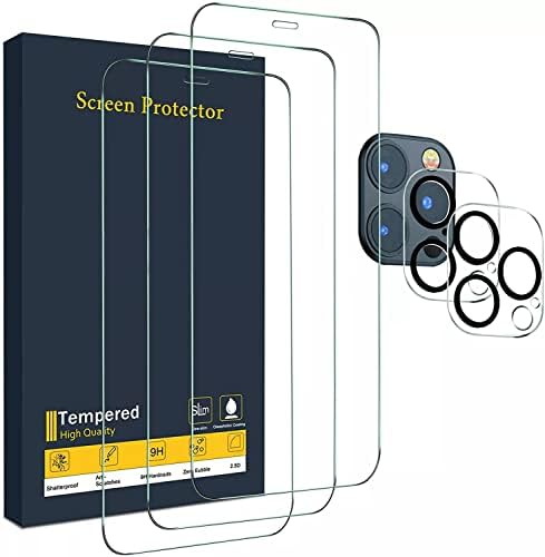3 пакет - заштитник на екранот на iPhone 13 Pro со заштитници на фотоапаратот