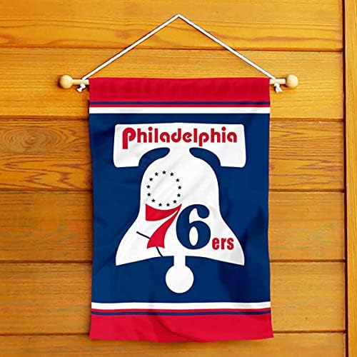 Филаделфија 76ерс Гроздобер Враќање на ретро класици двострано градинарско знаме