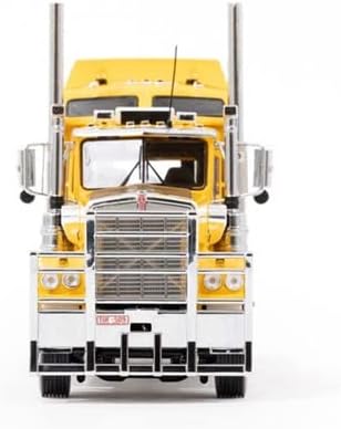 Дрејк за Кенворт C509 Prime Mover - Chrome Yellow Limited Edition 1/50 Diecast Truck Pre -изграден модел