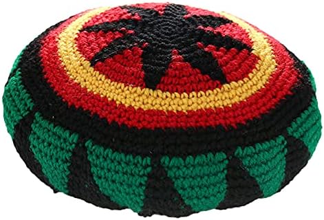 Волна плетена раста капа reggae jamaican cap Шарена гравчиња со капчиња плетени плетени капачиња со капаче