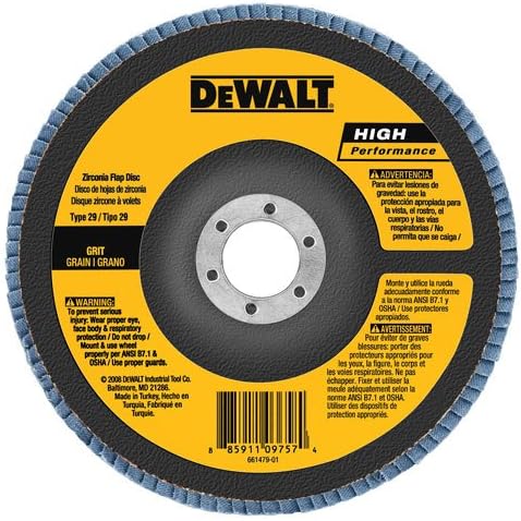 Dewalt DW8381H 6-инчен x 5/8-инч-11 60g тип 29 КС-размавта диск