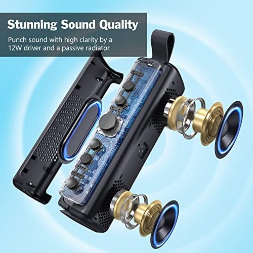 Doss Soundbox Pro Bluetooth звучник сина пакет E-Go II преносен Bluetooth звучник црна