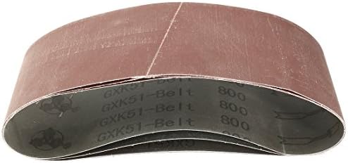 Aexit 4-инчен X Abrasives 24-инчен 800 решетки цевки цевки за цевки за цевки за алуминиум оксид 3PCS модел: 84AS592QO514