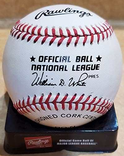 Автограмираше Johnон Бисант официјален бејзбол на Националната лига