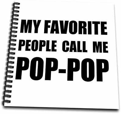 3Д роза Моите омилени луѓе се јавуваат на поп -забавен дизајн на текст за книга за цртање на дедо Poppop