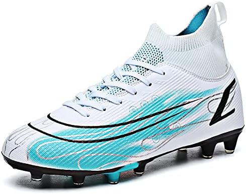 Фудбалските чевли за машки фудбалски чевли со лиаоли ги креваат високиот фудбалски чизми за дишење на атлетски фудбалски патики