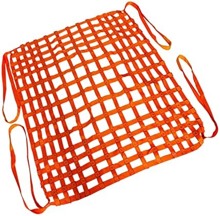 Нето за подигнување на рамни најлонски прашка - мрежа за карго, нето -торба за кревање од тули, морска мрежа, 15 см квадратни мрежи