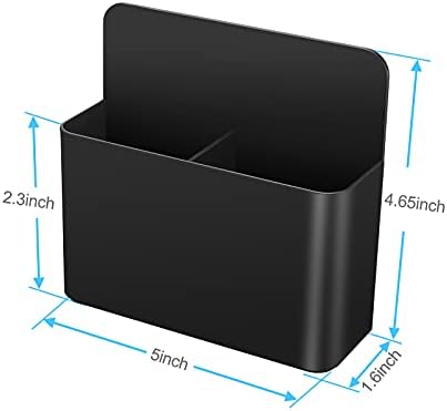 luvtree 2 пакува црна силна магнетна држач за маркери за бришење на табли/фрижидер/фрижидер/училиште, Организатор на пенкало за магнетно