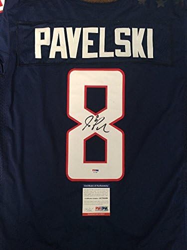 Џо Павелски Потпиша Автограм НА Реплика На Реплика На САД Џерси ПСА / ДНК КОА 1-Автограмирани Дресови НА НХЛ