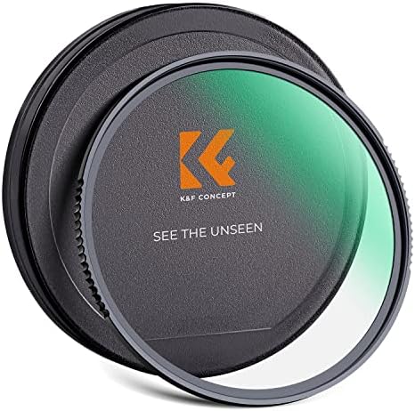 K&F Concept 58mm MC UV Заштита филтер за заштита на шок-отпорно оптички стакло со 28 повеќеслојни облоги HD/водоотпорни/гребнатини отпорни