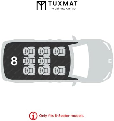 Tuxmat - За модели на Subaru Ascent 8 -Seat 2019-2024 - Прилагодени автомобили - Максимално покритие, сите временски услови, измерено ласер