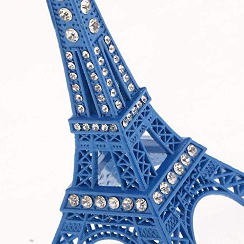 Таотениш Ајфелова кула Фигура Метал Париз Ајфелова кула фигура статуа како накит држач за гроздобер модел Декор - Кралска сина боја