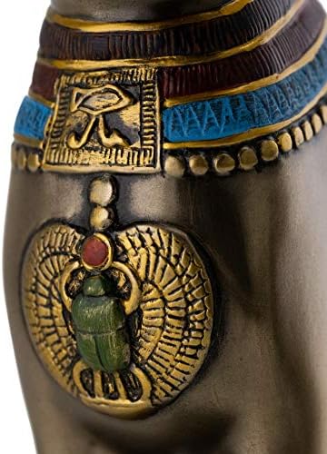 Врвна колекција божица статуа на бастит - античка египетска божица на скулптурата во премија ладно леано бронза - 8 -инчи колекционерска