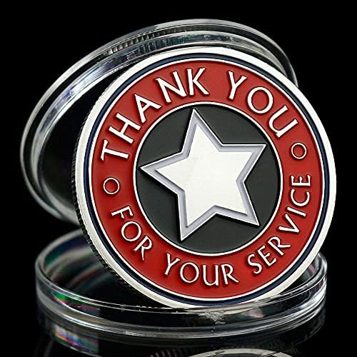 Сад Воена Монета Ви Благодариме За Вашата Услуга Предизвик Монета Чест Монета Гордо Ви Поздравува Ветеран Комеморативна Монета