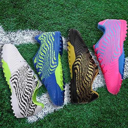 Девојки за момчиња Стармеркс Фудбал ги облекува децата атлетски фудбалски чевли, чипка на лепење