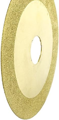 Aexit 100mm x Абразивни тркала и дискови 20мм Алатка за мелење Алатка за мелење дијамантски тркала за прекин на тркалата на тркалата со златен