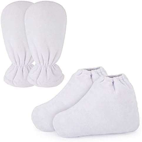 Segbeauty Парафински Восочни Ракавици за рака &засилувач; Нозе, 200 парчиња Пластични Парафински Бањи Чорапи И Ракавици, Поголеми
