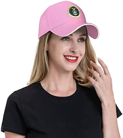 Соединетите држави вселенски сили USSF возрасни бејзбол капа на жени, тато капа, прилагодливи капачиња за камиони за мажи