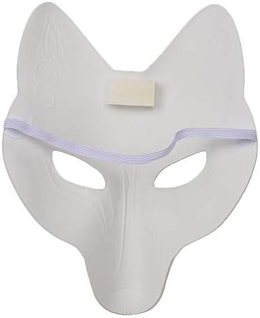 Прекацом украси за Ноќта на вештерките празно бела лисица мачка волк косплеј маски јапонски кабуки маски за Ноќта на вештерките, кои