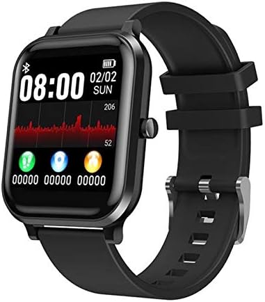 Bhvxw Паметен Часовник Мажи Жени Целосен Допир Отчукувањата На Срцето Крвниот Притисок Монитор Поврзете Паметен Часовник Фитнес за iOS