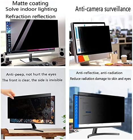 Филтер за екранот за приватност на компјутерот, мат обложување против гребење и анти-Спај-анти-Спајн Анти-Спај Анти-Спејс Екран за