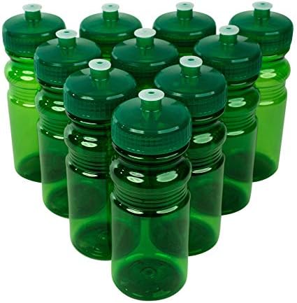 CSBD 20 мл шишиња со вода за вода, 10 пакувања, празно за прилагодено брендирање, без пластика за храна за храна БПА за фитнес, пешачење,