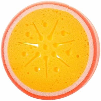 Фен топки за чистење за чистење на садови за миленичиња за миленичиња сунѓери слатки овошни облик задебелен кујнски сунѓер мултифункционално